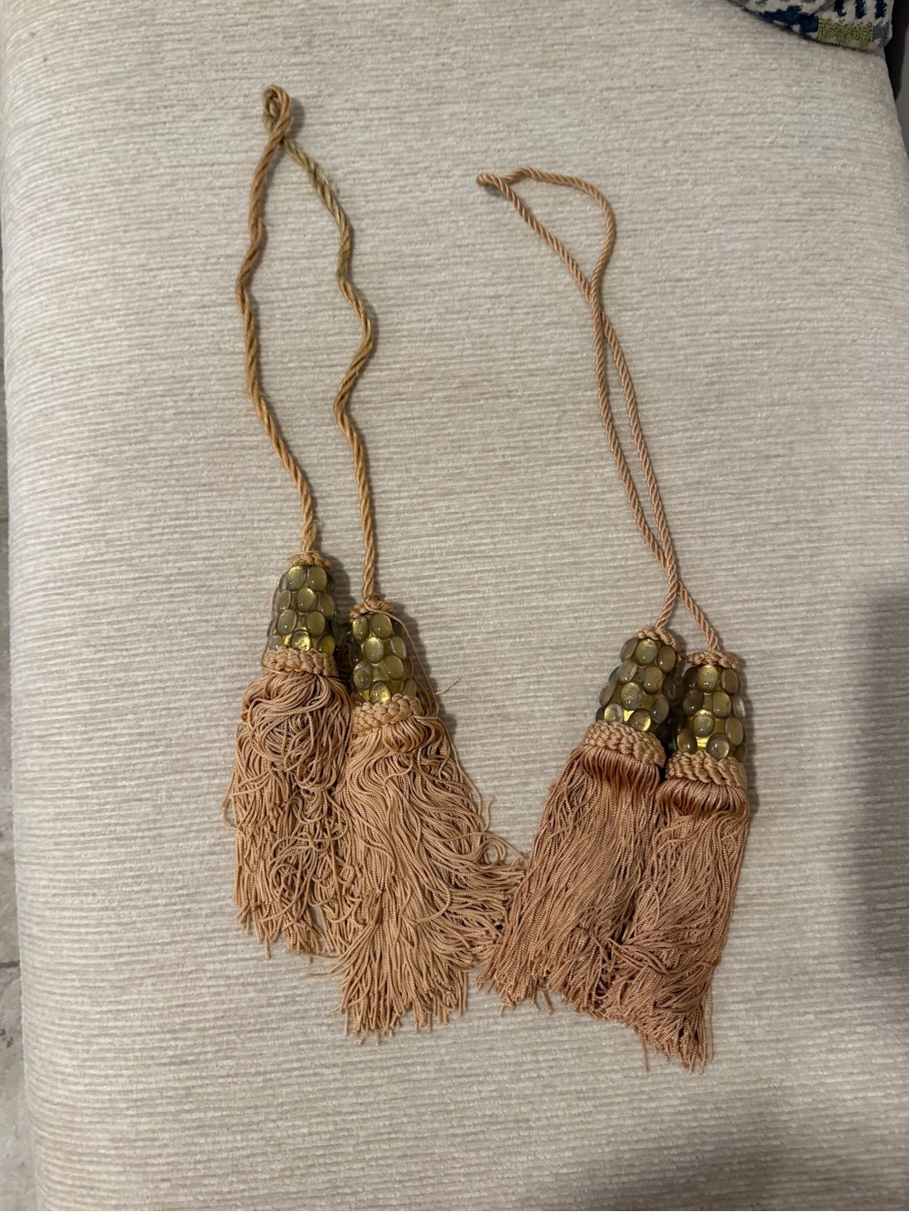 The Bombay Company Vintage Decorative Tassel curtain tiebacks